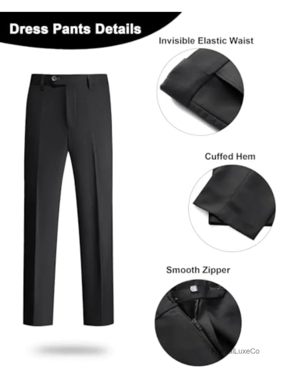 Men's Velvet 2-Piece Double Breasted Tuxedo Suit Set Blazer & Pants